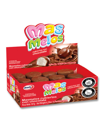 MASMELO CUB CHOCOLATE ITALO 187 GR
