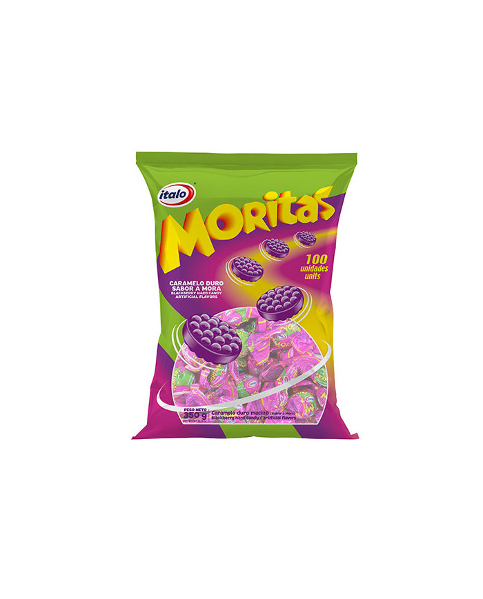 CARAMELO MORITAS ITALO 350 GR BOLSA X100 UND