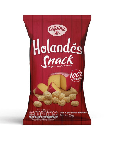 Snack Alpina Queso Holandes Descr x 23gr
