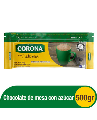 Choc. CORONA 500gx16pastx48brr