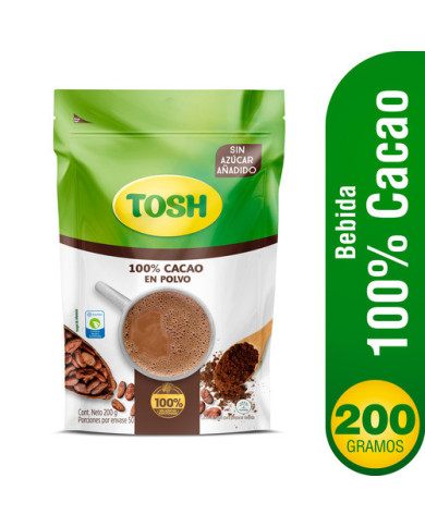 TOSH Bebida 100% Cacao 15bol x200g
