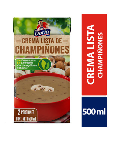 Crema list Champinones DORIA X 500ml
