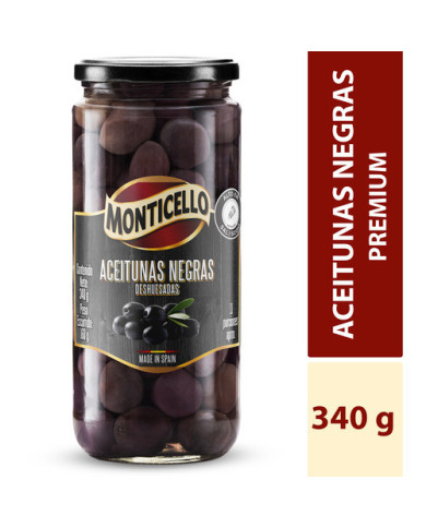 Aceitunas negras Monticello x 340g
