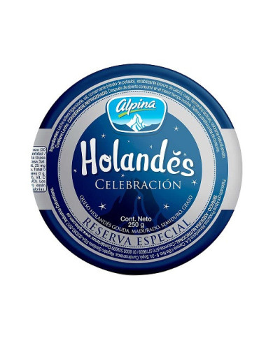 Queso ALPINA holandes navideno x 250g lb