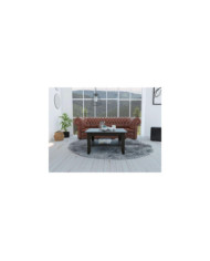 Mesa de Centro Sarume, Wengue, con Entrepaño Inferior