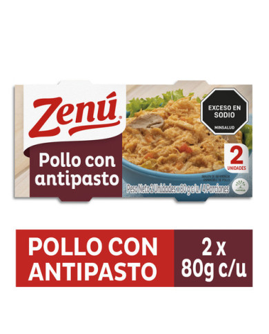 Pll. antipasto ZENU x 80 g x 2 un