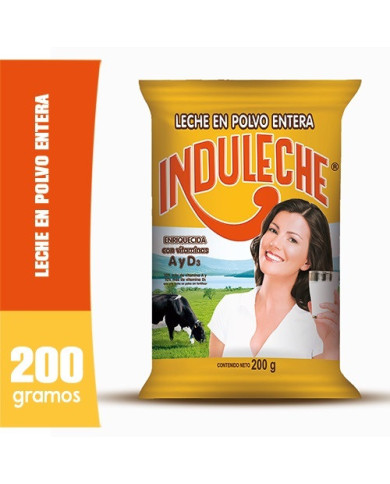 Leche en polvo Entera INDULECHE x 200gr