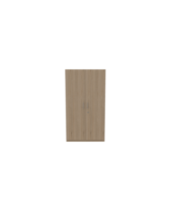 Closet Trade, Beige y Blanco con amplio espacio para almacenamiento y dos tubos para colgar ropa