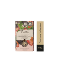 Choc Barra V Blanca Almendra, Mora, Fresa 100G