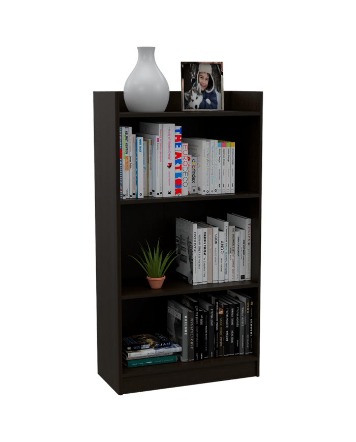 Biblioteca Taira, Wengue, con tres entrepaños