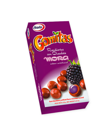 GOMITAS CHOCO MORA ITALO 125 GR