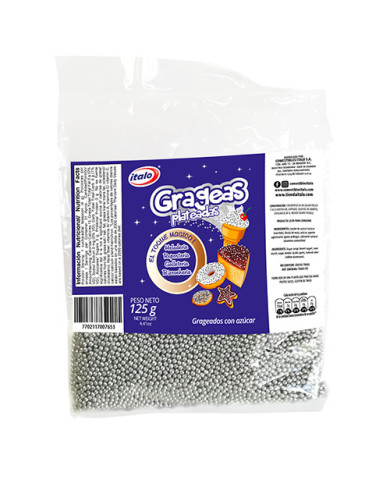 GRAGEA PLATEADA ITALO 125 GR