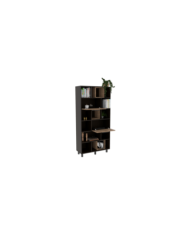 Biblioteca Wesley, Wengue y Miel, Con Amplio Espacio de Almacenamiento