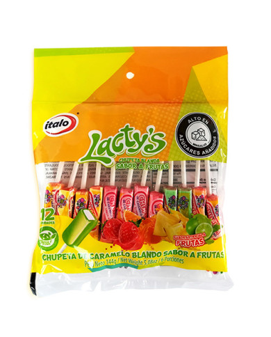 CHUPETA BLANDA FRUTAS ITALO 144 GR