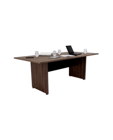Escritorio, Turco, Chocolate y Wengue, Con Amplio Espacio de Trabajo