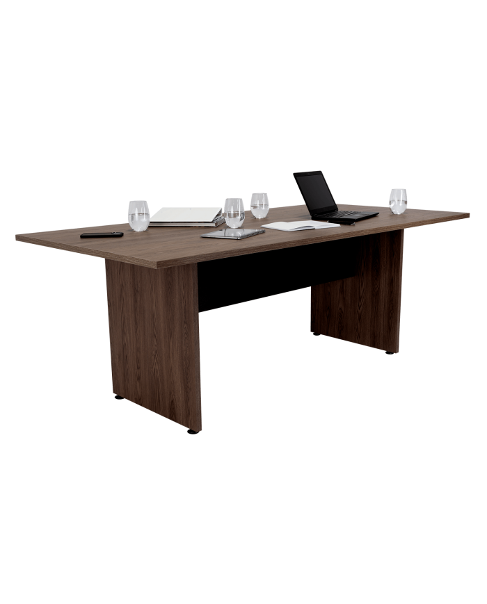 Escritorio, Turco, Chocolate y Wengue, Con Amplio Espacio de Trabajo