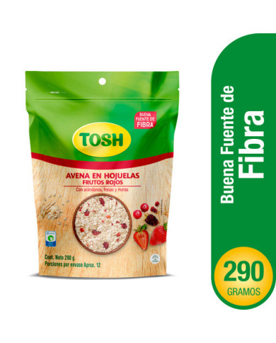 Cer. TOSH Avena FrutosRojos 12dpckx290g