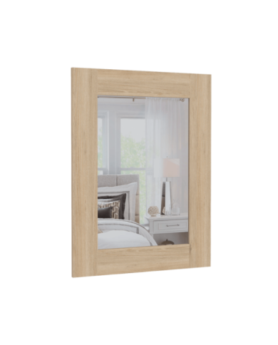 Espejo Cyrus, Beige, Ideal Para Espacios Reducidos