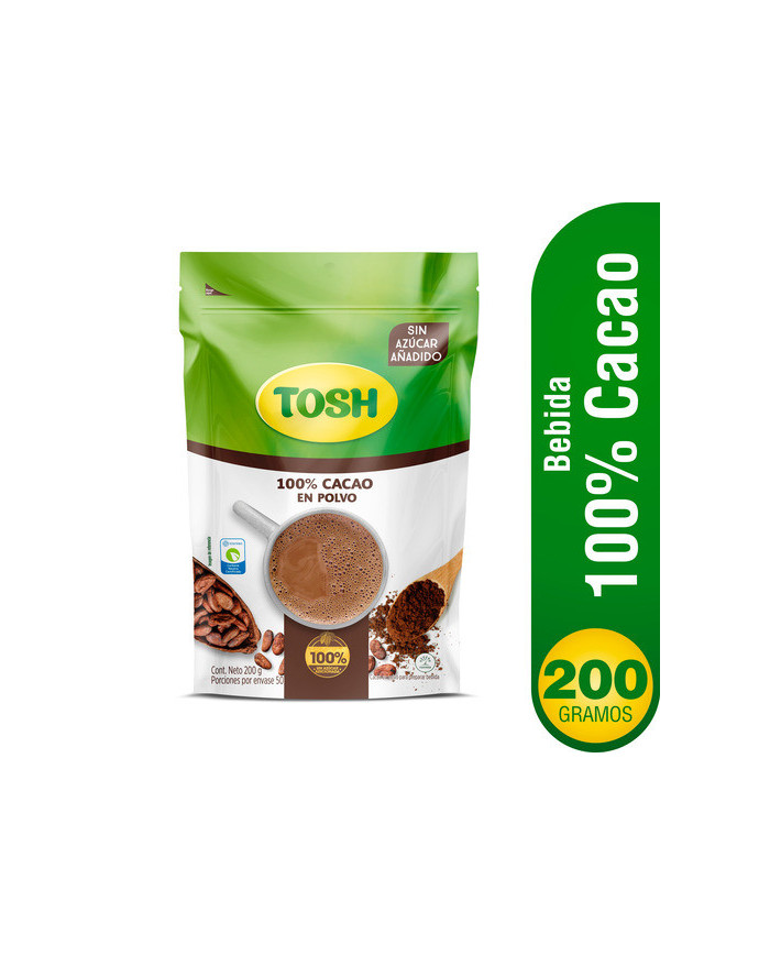 TOSH Bebida 100% Cacao 15bol x200g