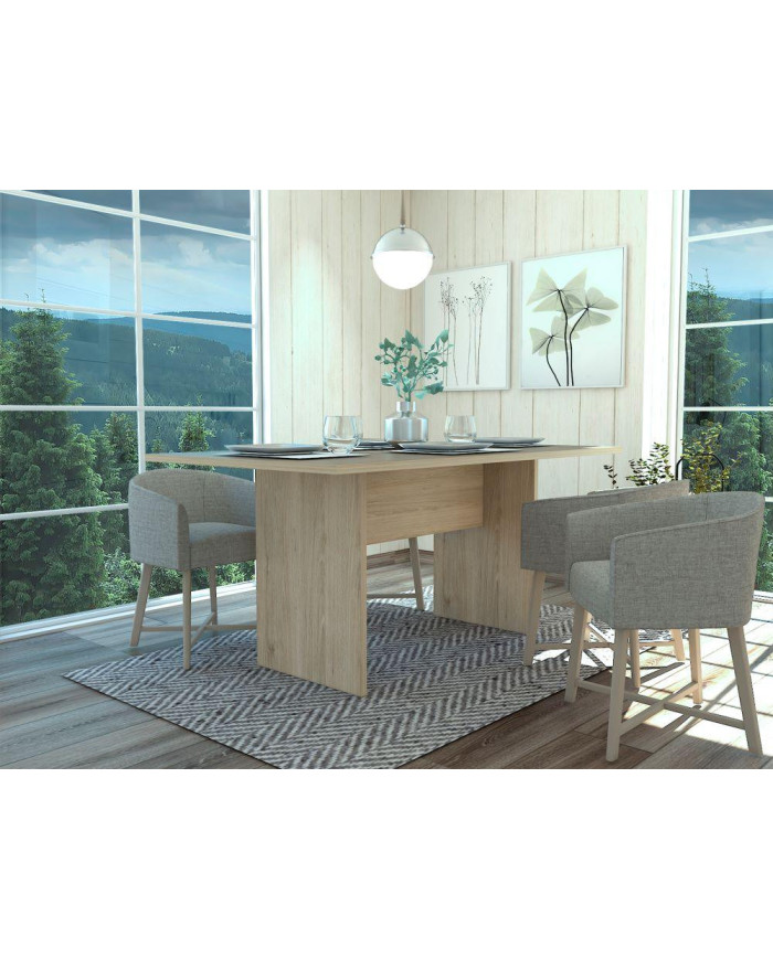 Comedor Ascher, Beige, Para Cuatro Puestos
