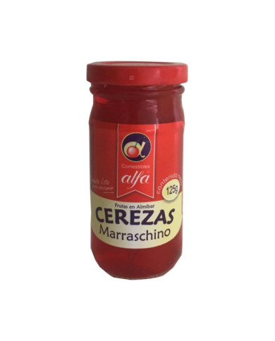 Cerezas ALFA Marraschino rojas x125gr