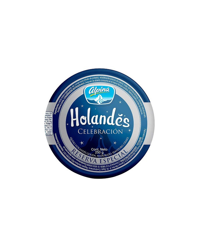 Queso ALPINA holandes navideno x 250g lb