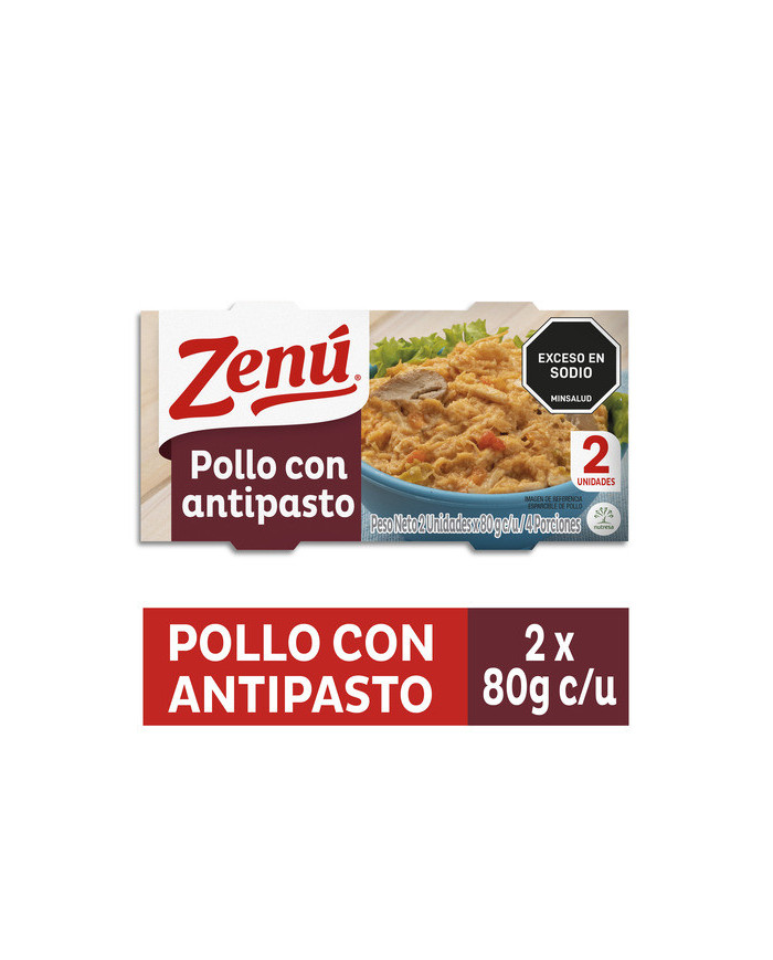 Pll. antipasto ZENU x 80 g x 2 un