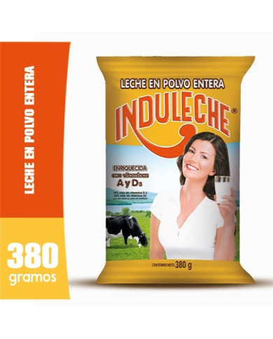 Leche en polvo Entera INDULECHE x 380gr