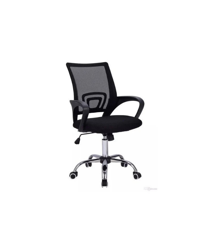 Silla Oficina X-60B, Wengue, con Cómodo Espaldar y Rodachines