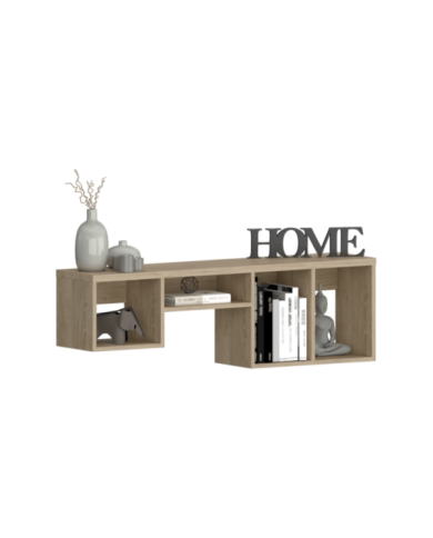 Repisa Frello, Beige, de Cuatro Espacios Para Ubicar Objetos