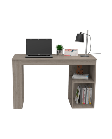 Escritorio Texi, Humo, con Amplio Espacio de Trabajo