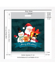 Bolsa plástica navidad