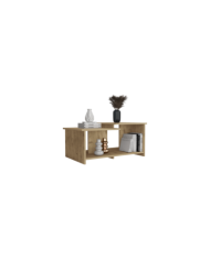 Mesa de Centro Trueno, Macadamia, con Amplio Espacio Ideal Para Ubicar Decoraciones