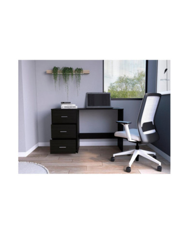 Escritorio Dhan, Wengue, con Tres Cajones ZF