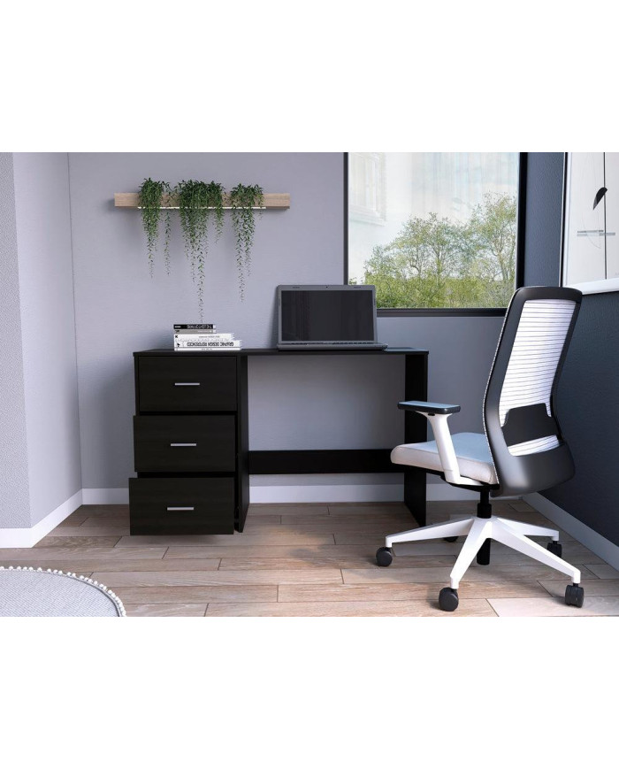 Escritorio Dhan, Wengue, con Tres Cajones ZF