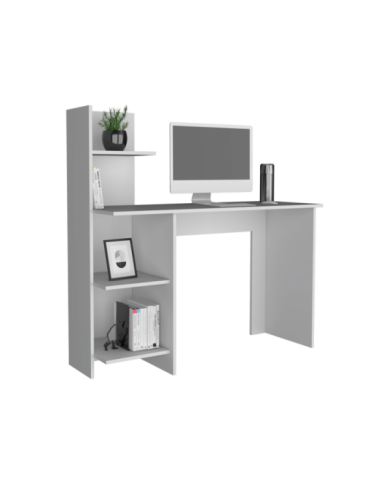 Escritorio ¡Wow!, Blanco Duqueza, con Cuatro Entrepaños