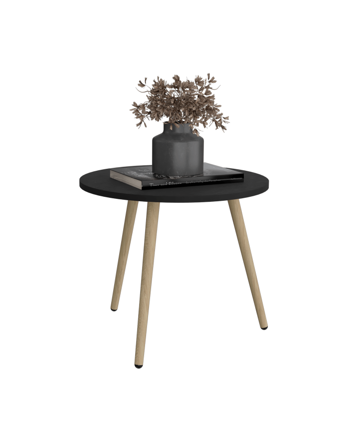 Mesa de Centro, Zohi, Wengue, con Diseño Redondo