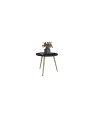 Mesa de Centro, Zohi, Wengue, con Diseño Redondo