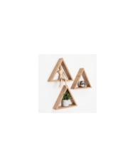 Set de Repisas Angular, Beige, X 3 Unidades