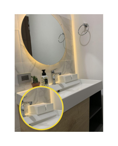 Toallero Tonga, Blanco