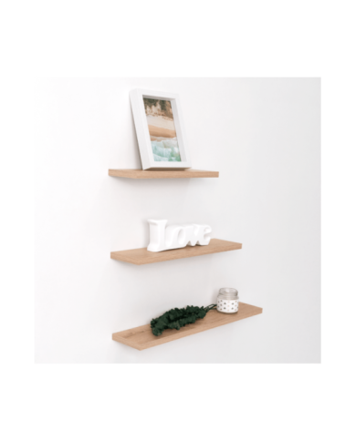 Set de Repisas Flotantes Ballucci, Beige, X3 Unidades