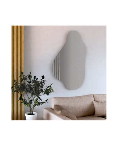 Espejo Irregular Maya, Diseño Moderno para Cualquier Espacio del Hogar