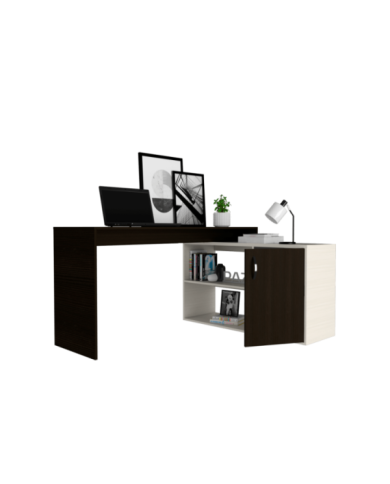 Escritorio Axis, Wengue y Niebla