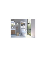 Gabinete de Baño Oporto, Blanco, con Variedad de Entrepaños