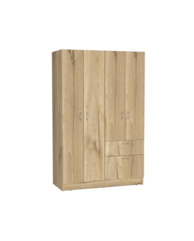 Closet Mitú, Café Claro y Blanco, con Cinco Puertas