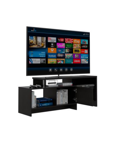 Mesa para TV Eva, Wengue, con capacidad para TV de 49 pulgadas