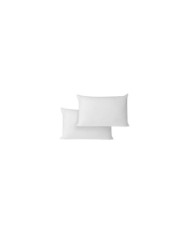 Set 2 Almohadas Hogar Funda Blanca 60x45 Tuacol