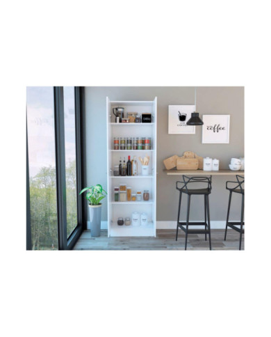 Alacena Multiusos Cerín, Blanco, con Variedad de Entrepaños     ZF