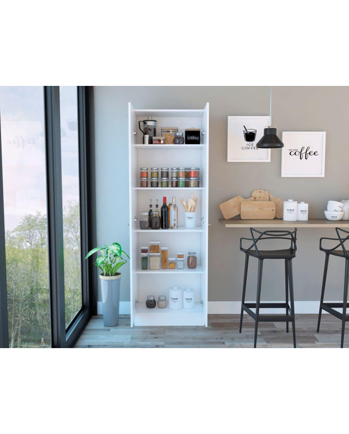 Alacena Multiusos Cerín, Blanco, con Variedad de Entrepaños     ZF