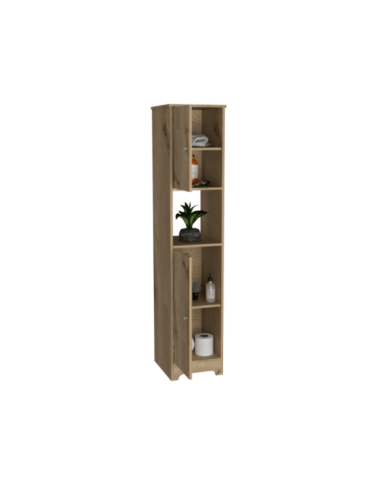 Mueble Auxiliar de Baño Ibis, Café Claro, con Dos Puertas Batientes   ZF